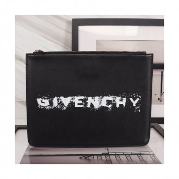 Givenchy 2019 Leather Clutch Bag,30cm 