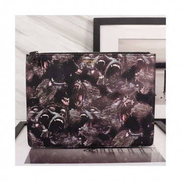Givenchy 2019 Leather Clutch Bag,30cm 