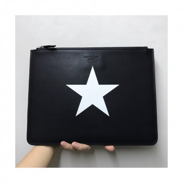 Givenchy 2019 Leather Clutch Bag,30cm 