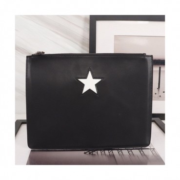 Givenchy 2019 Leather Clutch Bag,30cm 