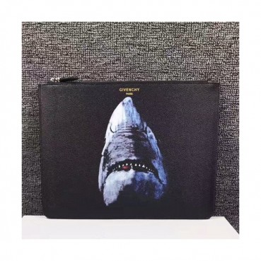 Givenchy 2019 Leather Clutch Bag,30cm 
