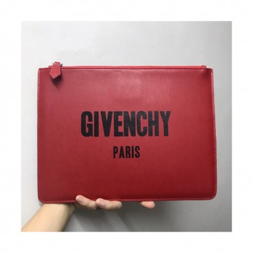 Givenchy 2019 Leather Clutch Bag,30cm 