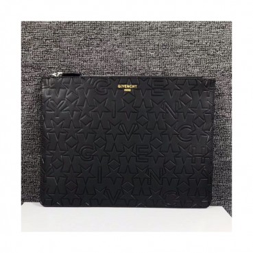 Givenchy 2019 Leather Clutch Bag,30cm 