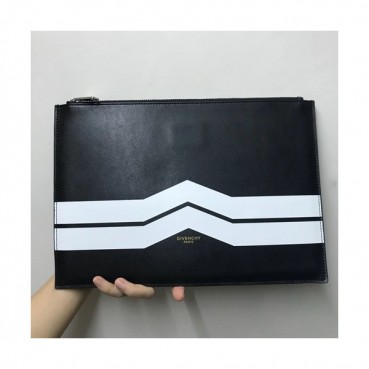 Givenchy 2019 Leather Clutch Bag,32cm 