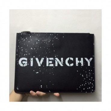 Givenchy 2019 Leather Clutch Bag,30cm 