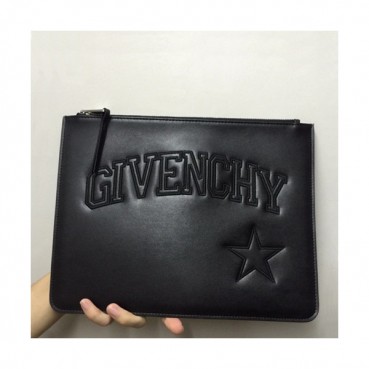 Givenchy 2019 Leather Clutch Bag,30cm 