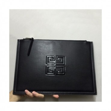 Givenchy 2019 Leather Clutch Bag,32cm 