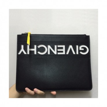Givenchy 2019 Leather Clutch Bag,30cm 