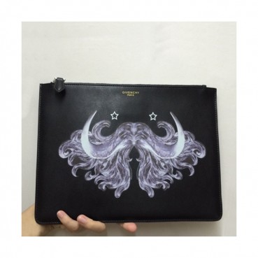 Givenchy 2019 Leather Clutch Bag,30cm 