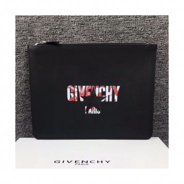 Givenchy 2019 Leather Clutch Bag,30cm 