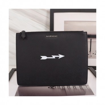 Givenchy 2019 Leather Clutch Bag,30cm 