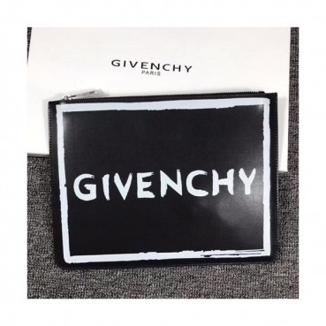 Givenchy 2019 Leather Clutch Bag,30cm 