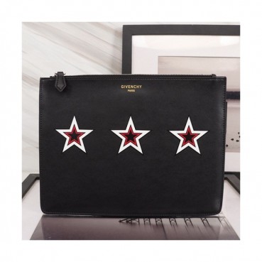 Givenchy 2019 Leather Clutch Bag,30cm 