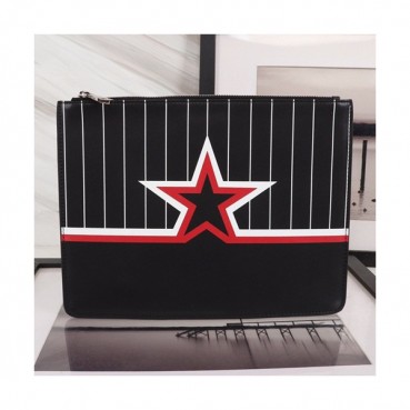 Givenchy 2019 Leather Clutch Bag,30cm 