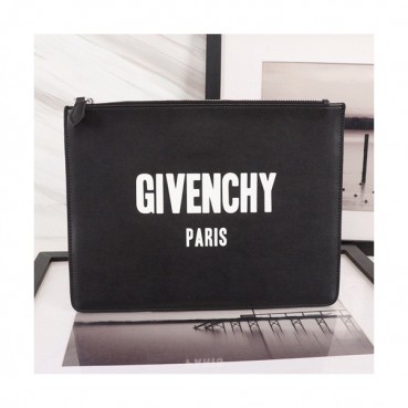 Givenchy 2019 Leather Clutch Bag,30cm 
