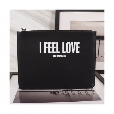 Givenchy 2019 Leather Clutch Bag,30cm 