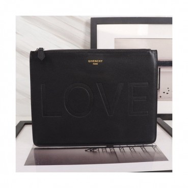Givenchy 2019 Leather Clutch Bag,30cm 