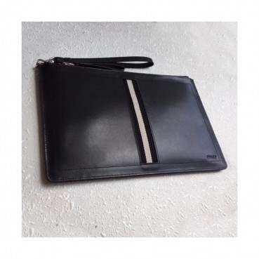 Bally 2019 Leather Clutch Bag,28cm 