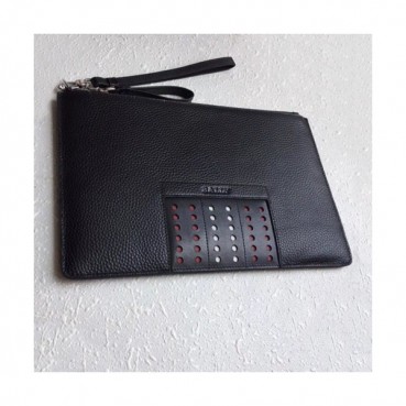Bally 2019 Leather Clutch Bag,28cm 