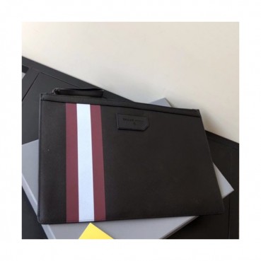 Bally 2019 Leather Clutch Bag,34cm 