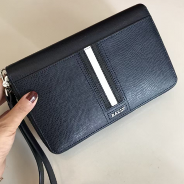 Bally 2025 Leather Clutch Bag 