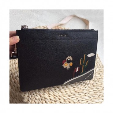 Bally 2019 Leather Clutch Bag 