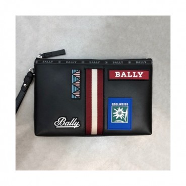 Bally 2019 Leather Clutch Bag,32cm  
