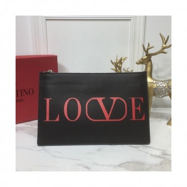 Valentino 2019  Leather Clutch Bag,30CM 