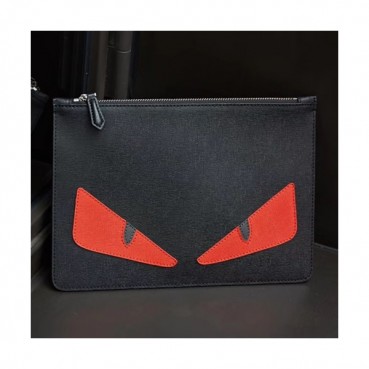 Fendi 2019 Leather Clutch Bag ,28CM 