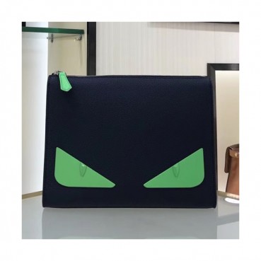 Fendi 2019 Leather Clutch Bag ,25CM 