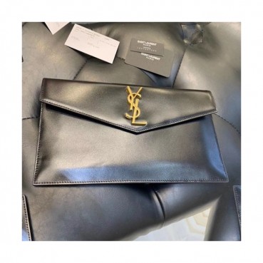 Saint Laurent 2019 Woman Leather Clutch,26CM 