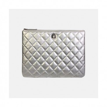 Chanel 2019 Leather Women Clutch Bag ,28CM 