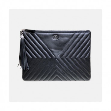 Chanel 2019 Leather Women Clutch Bag ,28CM 