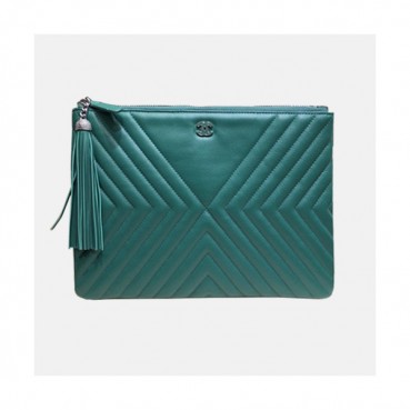 Chanel 2019 Leather Women Clutch Bag ,28CM 