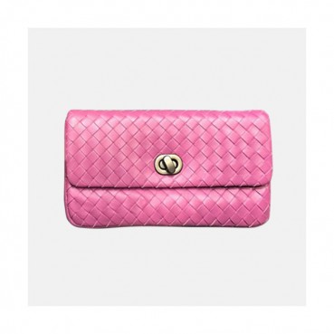 Bottega Veneta 2019 Leather Clutch Bag,19cm 