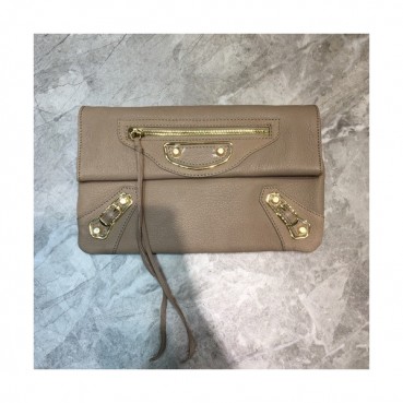 Balenciaga 2019 Leather Clutch Bag,30CM 