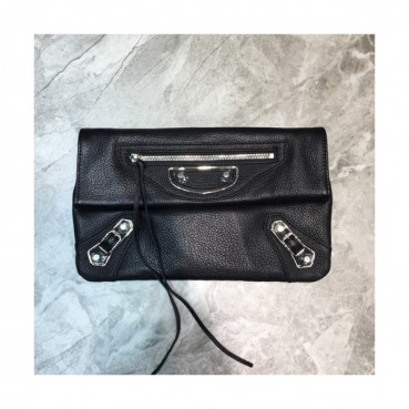 Balenciaga 2019 Leather Clutch Bag,30CM 