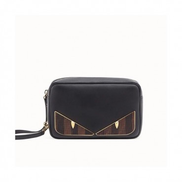 Fendi 2019 Leather Clutch Bag ,21CM 