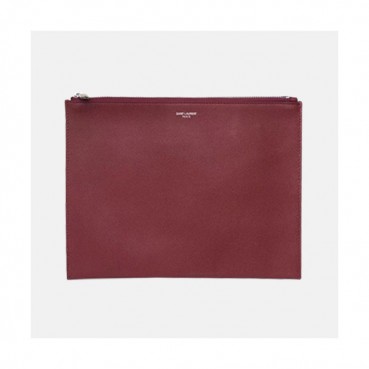 Saint Laurent 2019 Leather Clutch Bag , 30cm 