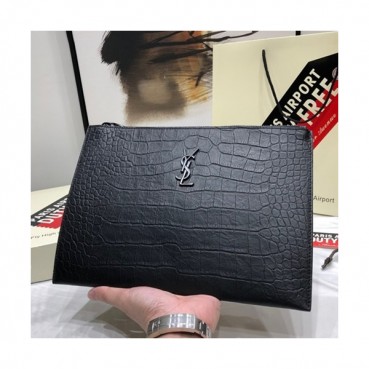Saint Laurent 2019 Women Monogram Clutch Bag,29.5CM 