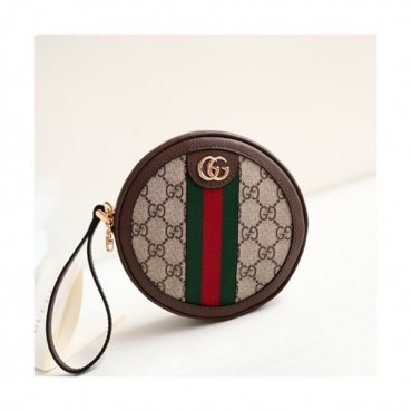 Gucci  GG Ophidia Mini Round Women Clutch Bag,15.5CM 