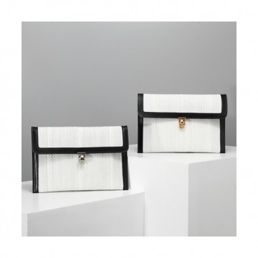 Alexander Mcqueen 2019 Leather Clutch Bag ,28.5CM 