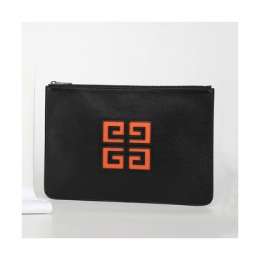 Givenchy 2019 Leather Clutch Bag,30cm 