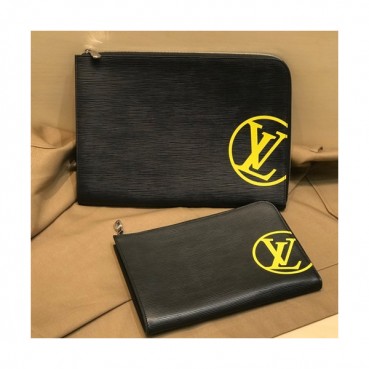 Louis Vuitton 2019 Pochette Jour Epi Leather Clutch Bag,27/34.5cm 