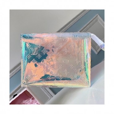 Louis Vuitton 2019 PVC Clutch Bag,26cm 