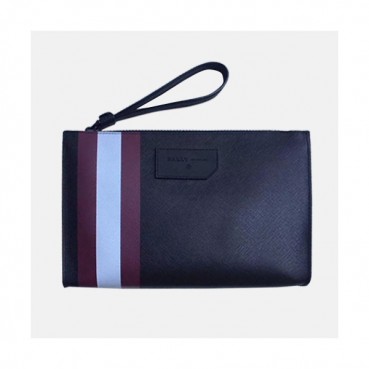 Bally 2019 Leather Clutch Bag,26cm  