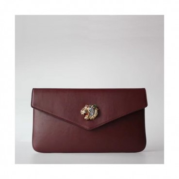 Gucci 2019 Rajah Leather Clutch Bag ,32CM 