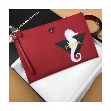 Prada 2019 Mens Clutch Bag ,28CM 