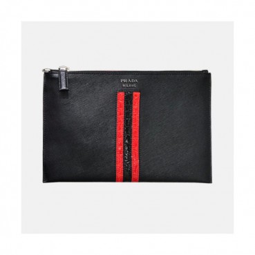 Prada 2019 Mens Clutch Bag,28CM 