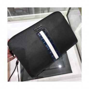Prada Mens 2019 Clutch Bag ,27CM 